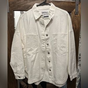 White Birch Jean Shacket